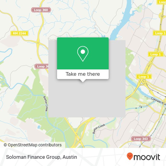 Mapa de Soloman Finance Group