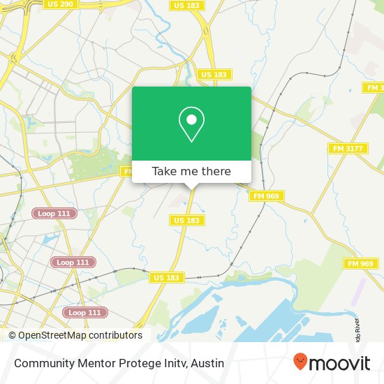 Community Mentor Protege Initv map