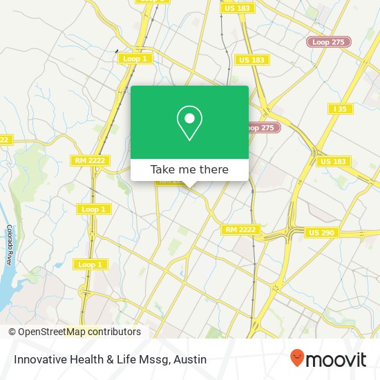 Mapa de Innovative Health & Life Mssg