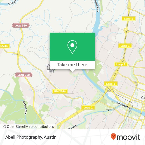 Abell Photography map