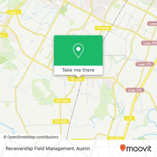 Receivership Field Management map