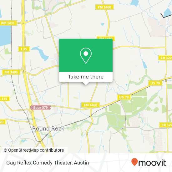 Gag Reflex Comedy Theater map