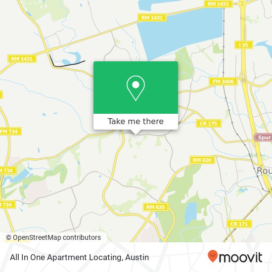 Mapa de All In One Apartment Locating