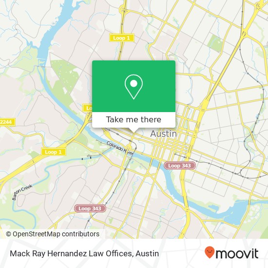 Mapa de Mack Ray Hernandez Law Offices