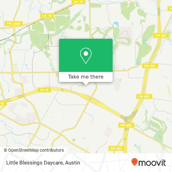 Mapa de Little Blessings Daycare