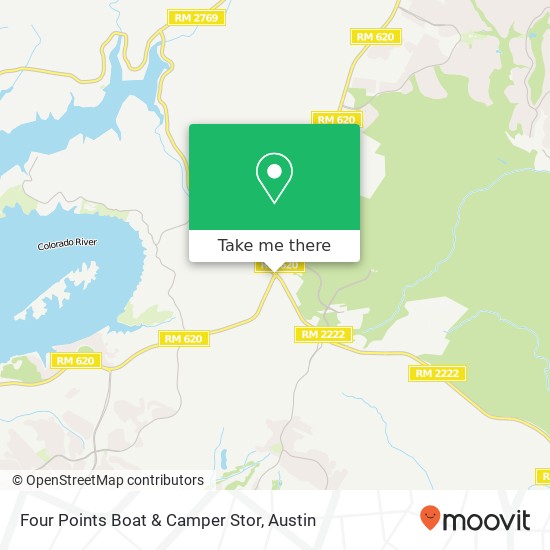 Mapa de Four Points Boat & Camper Stor