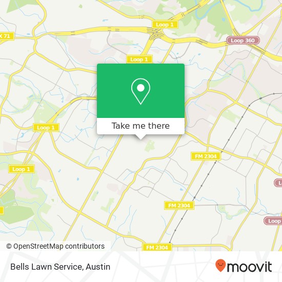 Mapa de Bells Lawn Service