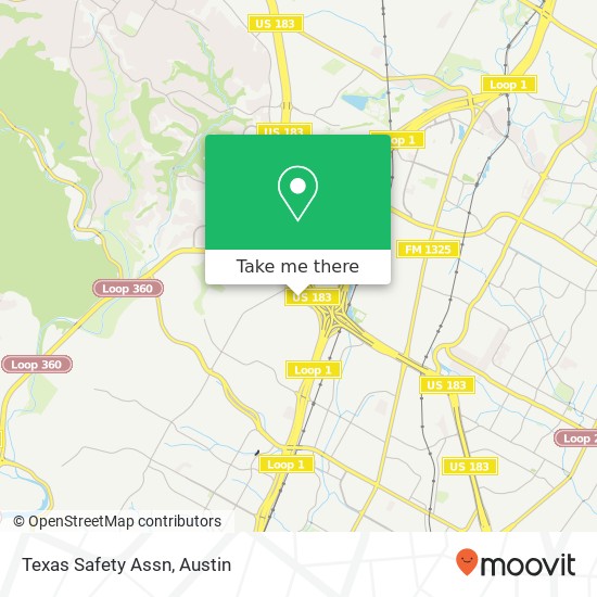 Texas Safety Assn map