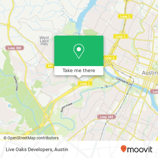 Mapa de Live Oaks Developers