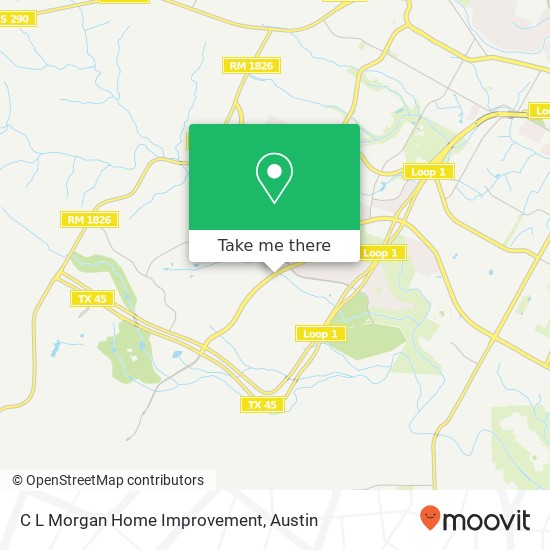 C L Morgan Home Improvement map