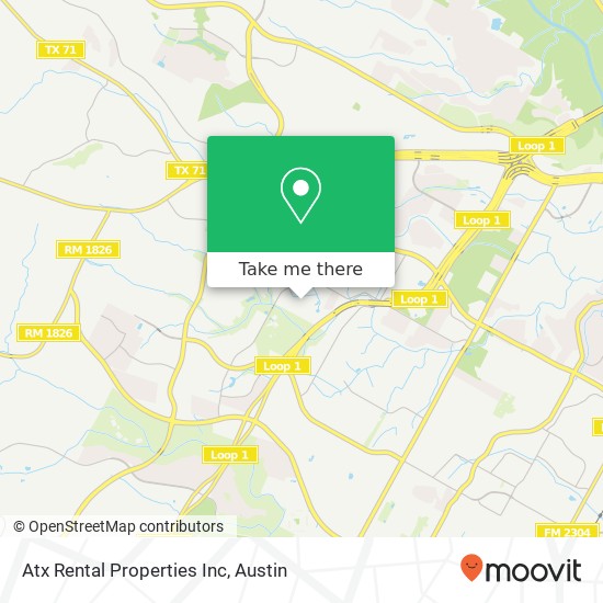 Mapa de Atx Rental Properties Inc