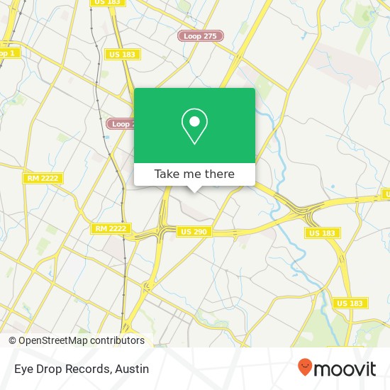 Mapa de Eye Drop Records
