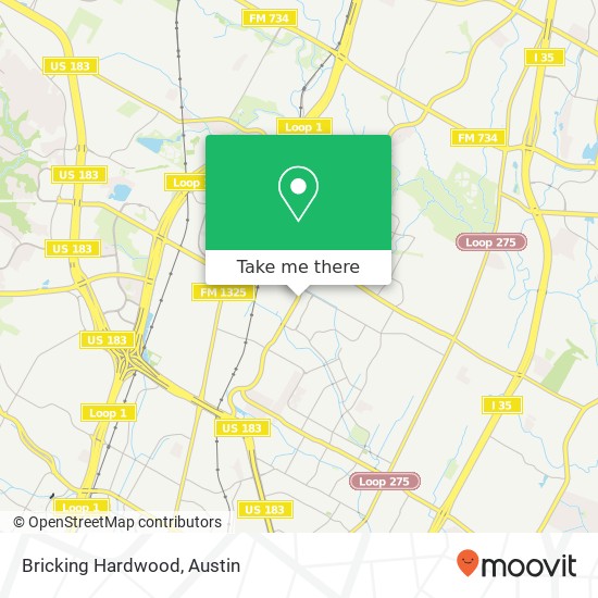 Mapa de Bricking Hardwood