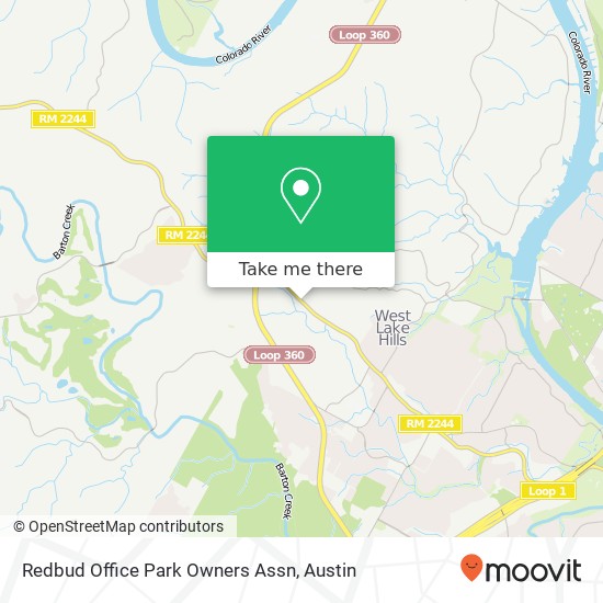 Mapa de Redbud Office Park Owners Assn