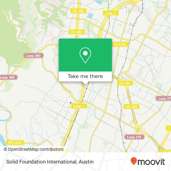Mapa de Solid Foundation International