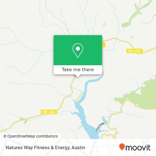 Natures Way Fitness & Energy map