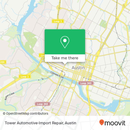 Tower Automotive-Import Repair map