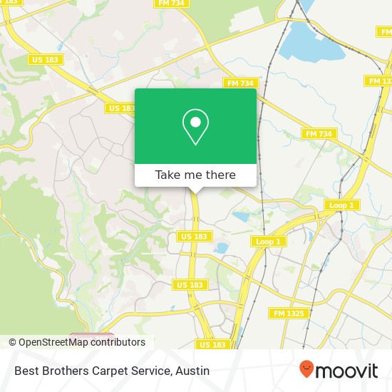 Mapa de Best Brothers Carpet Service