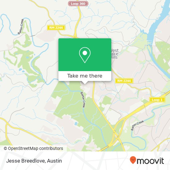 Mapa de Jesse Breedlove