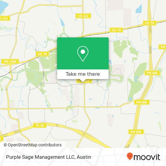 Mapa de Purple Sage Management LLC
