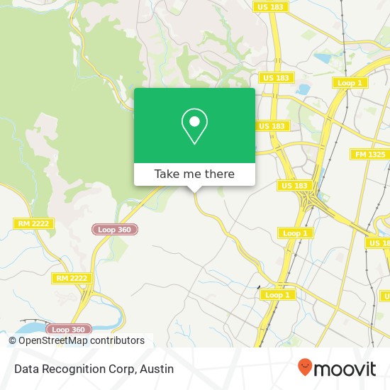 Mapa de Data Recognition Corp