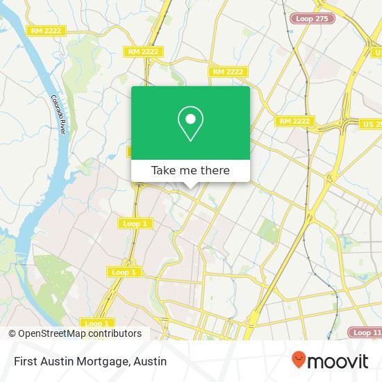 First Austin Mortgage map