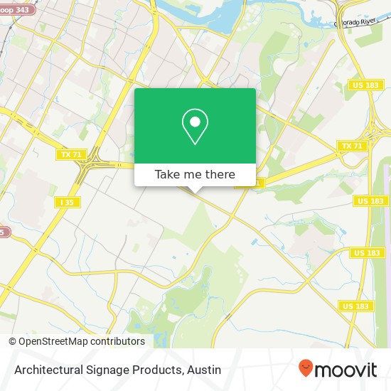 Architectural Signage Products map