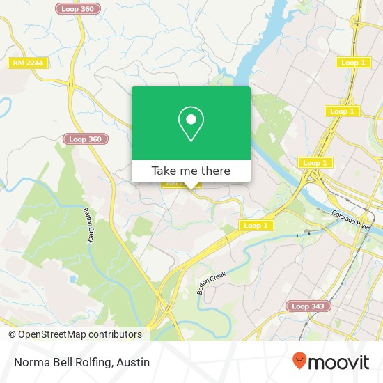 Mapa de Norma Bell Rolfing