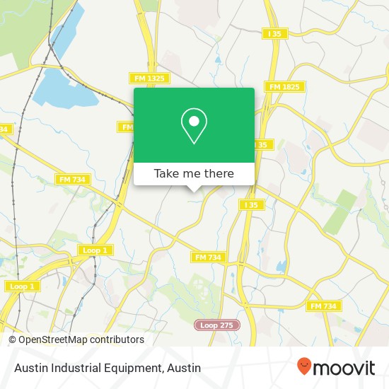 Austin Industrial Equipment map