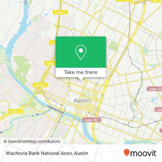 Mapa de Wachovia Bank National Assn