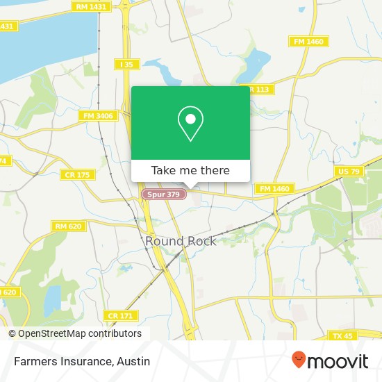 Mapa de Farmers Insurance