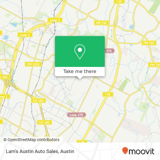 Mapa de Lam's Austin Auto Sales