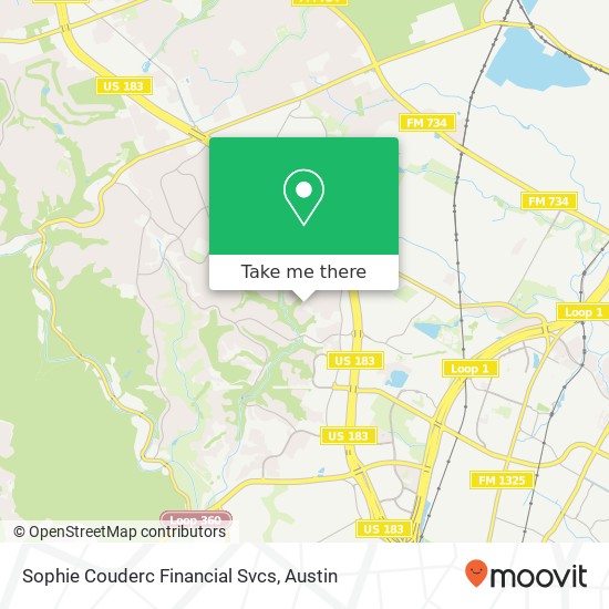 Sophie Couderc Financial Svcs map