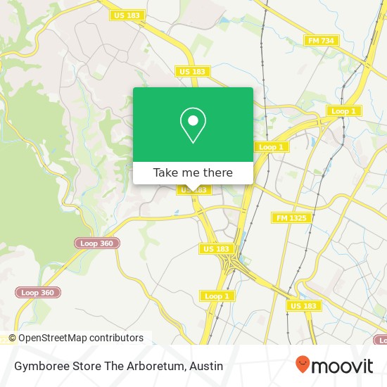 Mapa de Gymboree Store The Arboretum