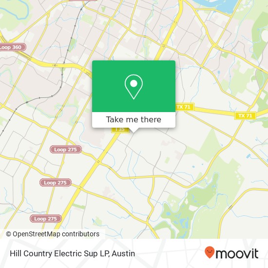 Hill Country Electric Sup LP map