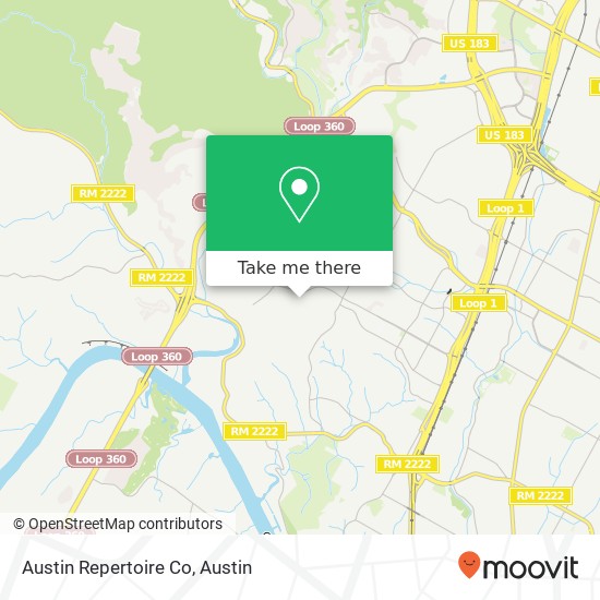 Mapa de Austin Repertoire Co