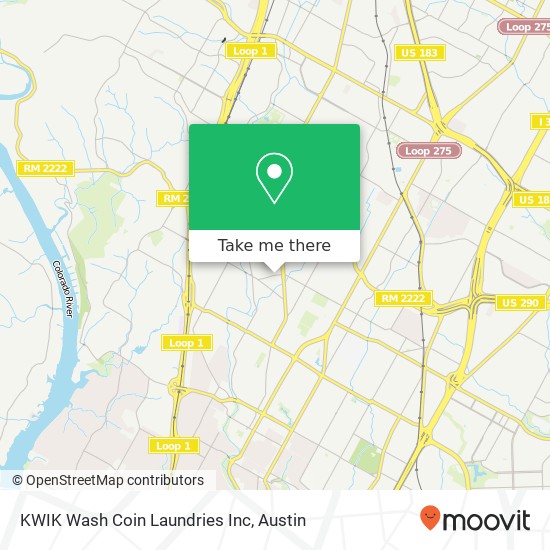 Mapa de KWIK Wash Coin Laundries Inc