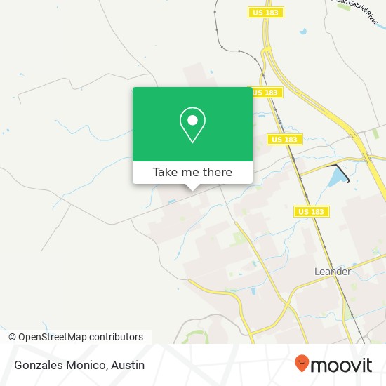 Gonzales Monico map