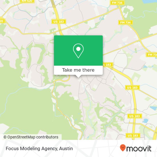 Focus Modeling Agency map