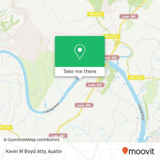 Kevin W Boyd Atty map