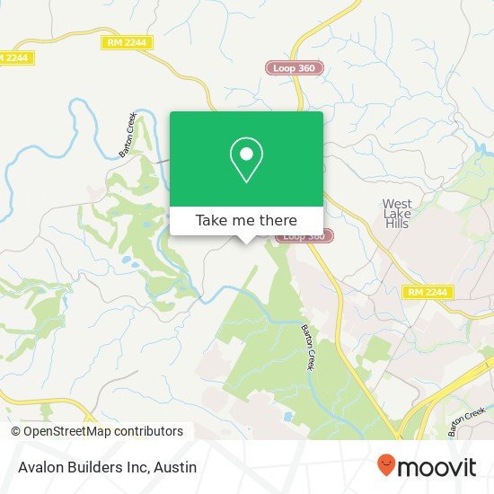 Avalon Builders Inc map