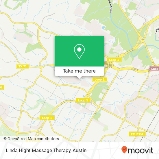 Mapa de Linda Hight Massage Therapy