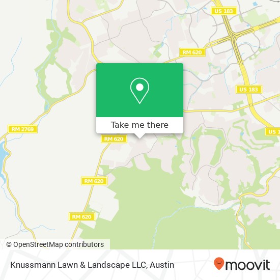 Knussmann Lawn & Landscape LLC map