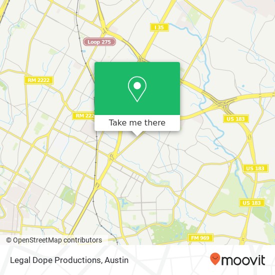 Mapa de Legal Dope Productions