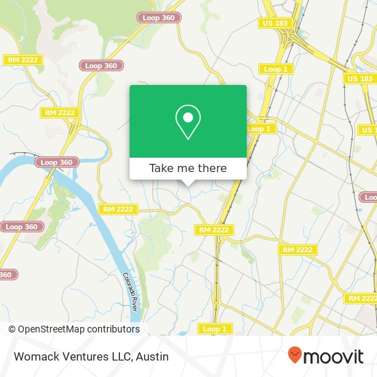 Mapa de Womack Ventures LLC