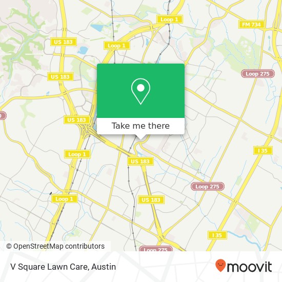 Mapa de V Square Lawn Care