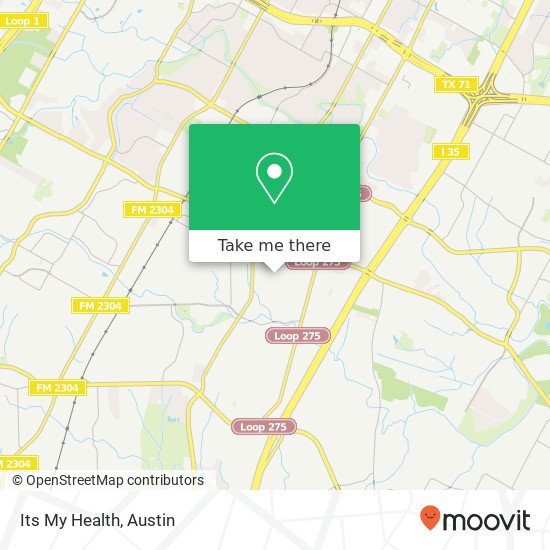 Its My Health map