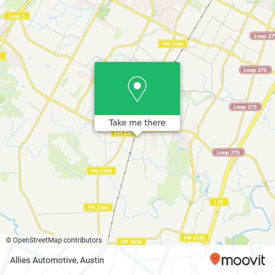 Allies Automotive map