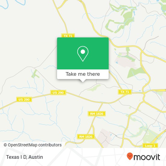 Texas I D map