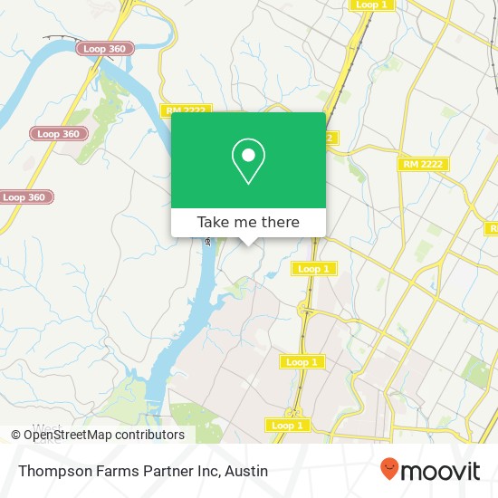 Thompson Farms Partner Inc map